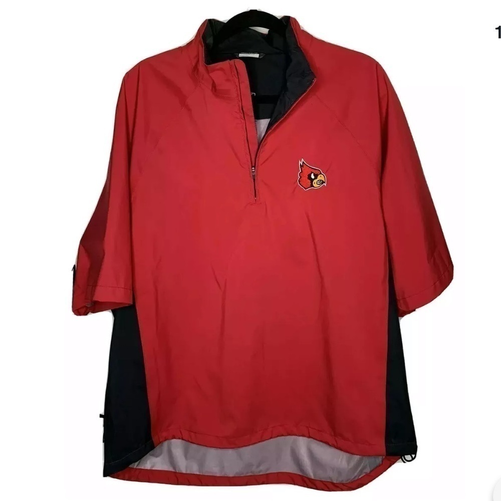 Nike Golf Mens Storm Fit Pullover Jacket Large Red